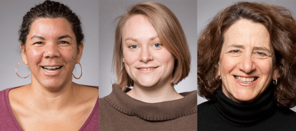 Heather Wynkoop Beach, Amanda Purington, and Jane Powers from ACT for Youth